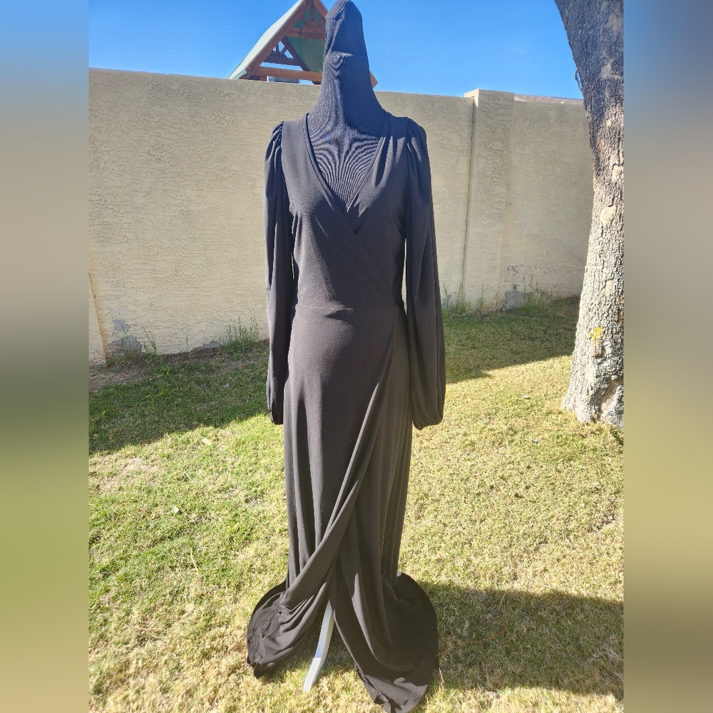 La Femme Noir Vixen Black Widow Dress
